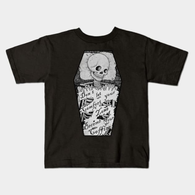 Comfort Zone Kids T-Shirt by Bloody Savage